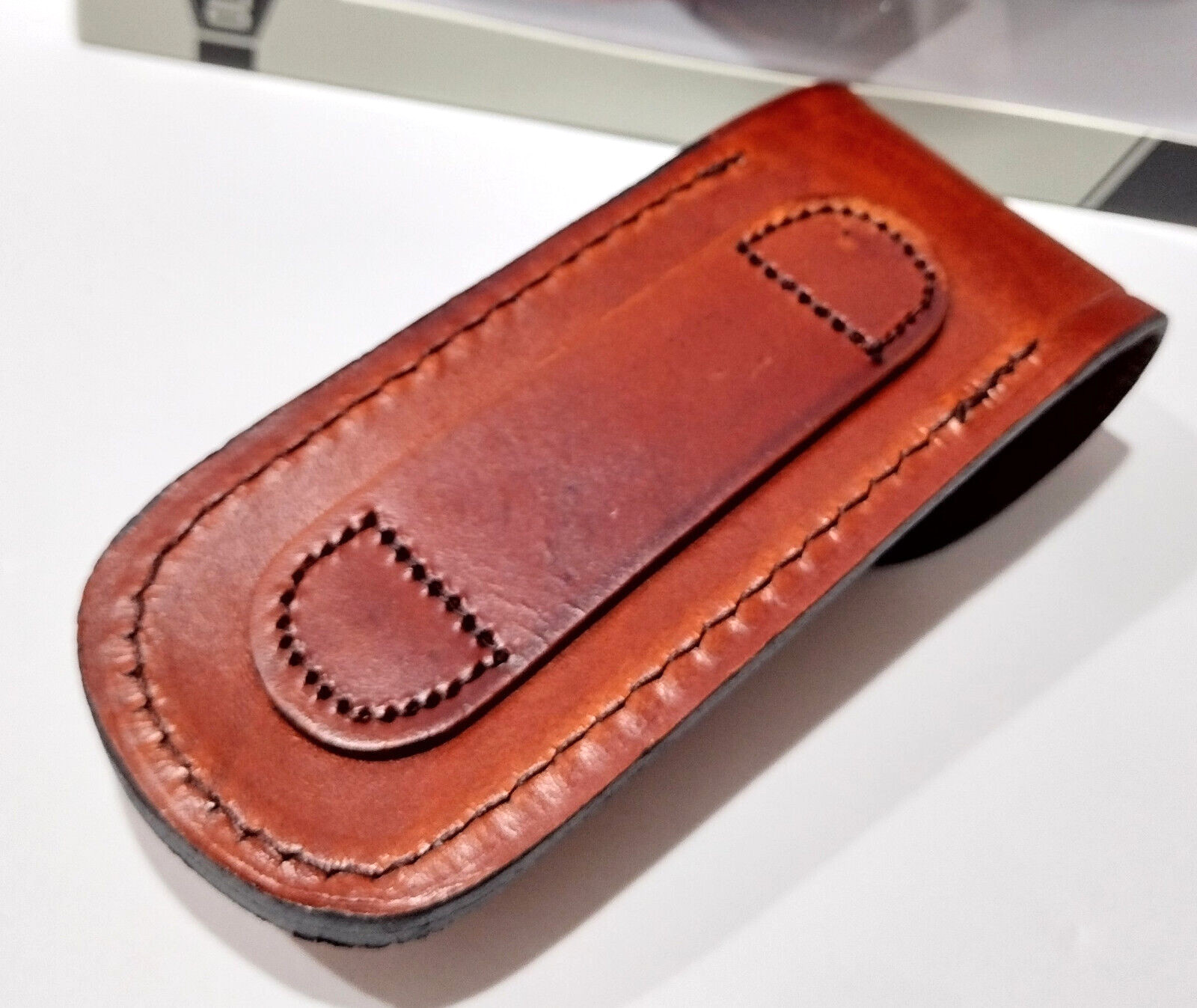 Schrade Old Timer Leather Belt Sheath Skinning Hunting Folding Pocket Knife LS2