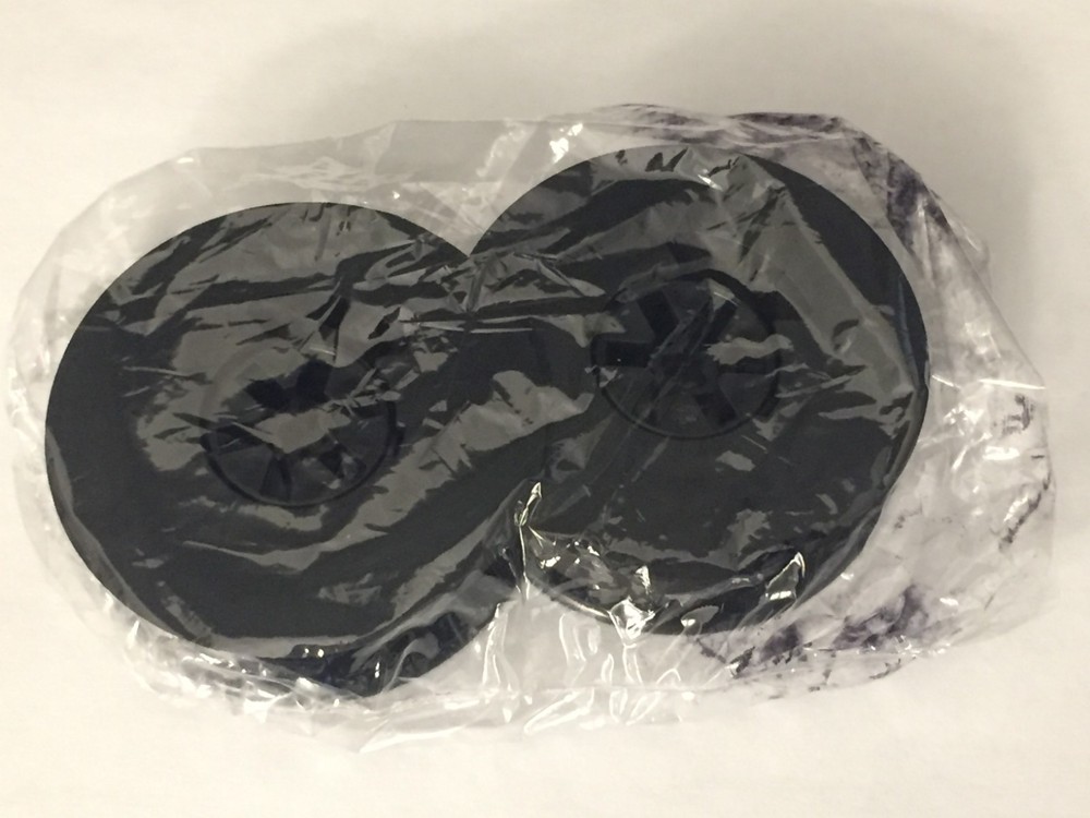 Replacement Typewriter Ribbon 1/2" Black Ribbon on Universal Spools