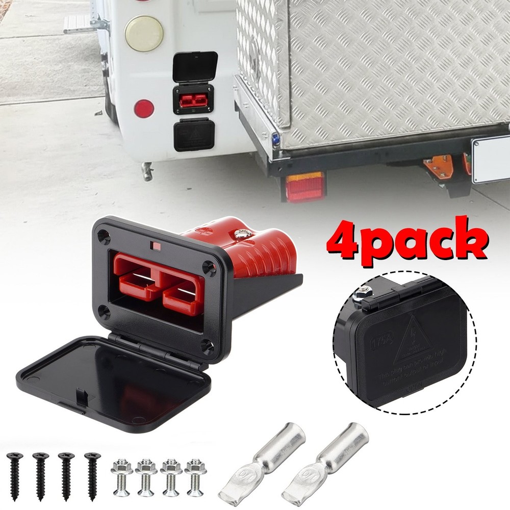 4pcs Battery Quick Connect/Disconnect Electrical Connector Plug with 175A