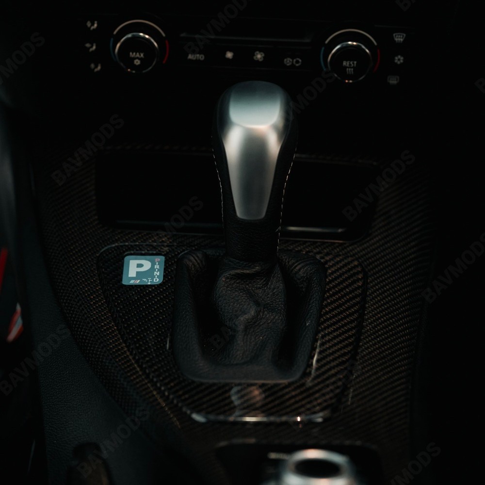 BAVMODS® Carbon Digital Gearshift Indicator Conversion Kit for BMW E9X 3 Series