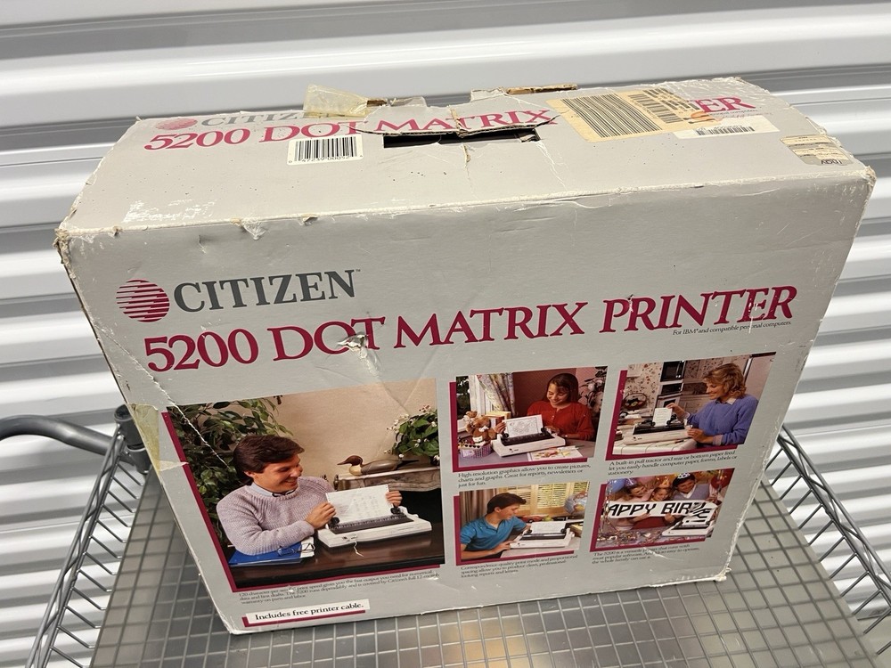 NEW Citizen 5200 Dot Matrix Printer IBM Compatible