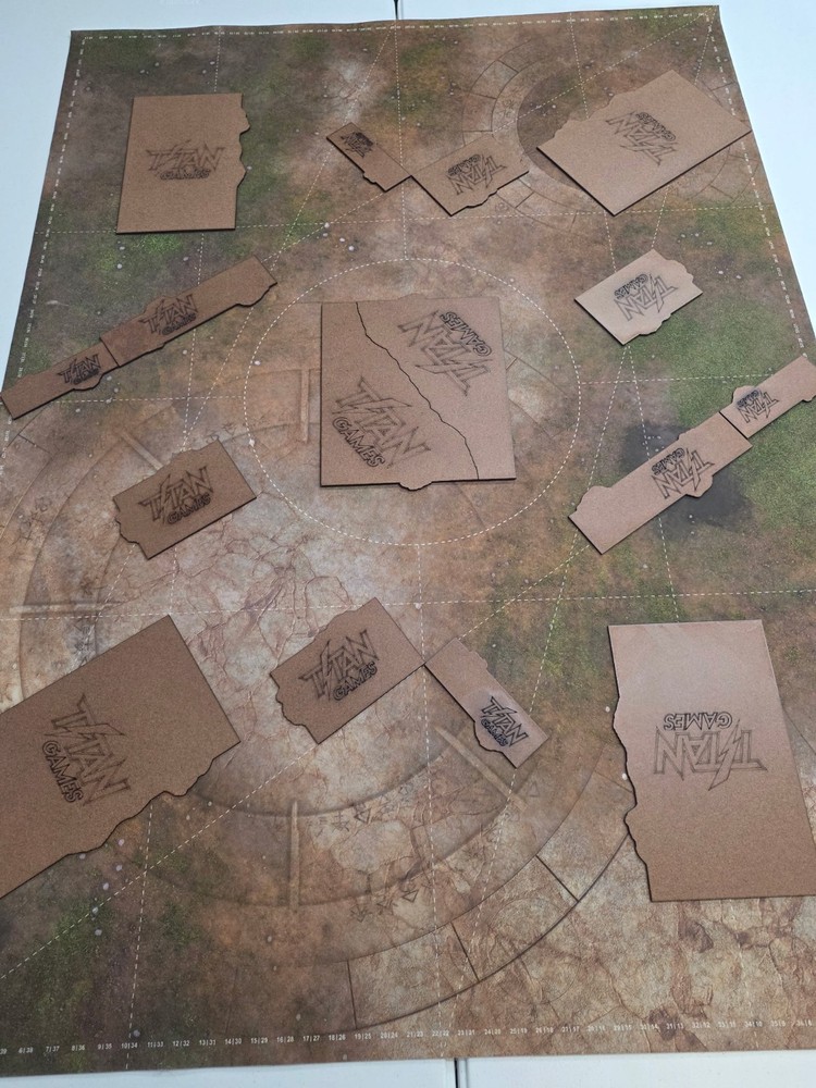 COMBO Measuring Tools + Terrain Footprints Warhammer 40k 11th Edition FULL TABLE