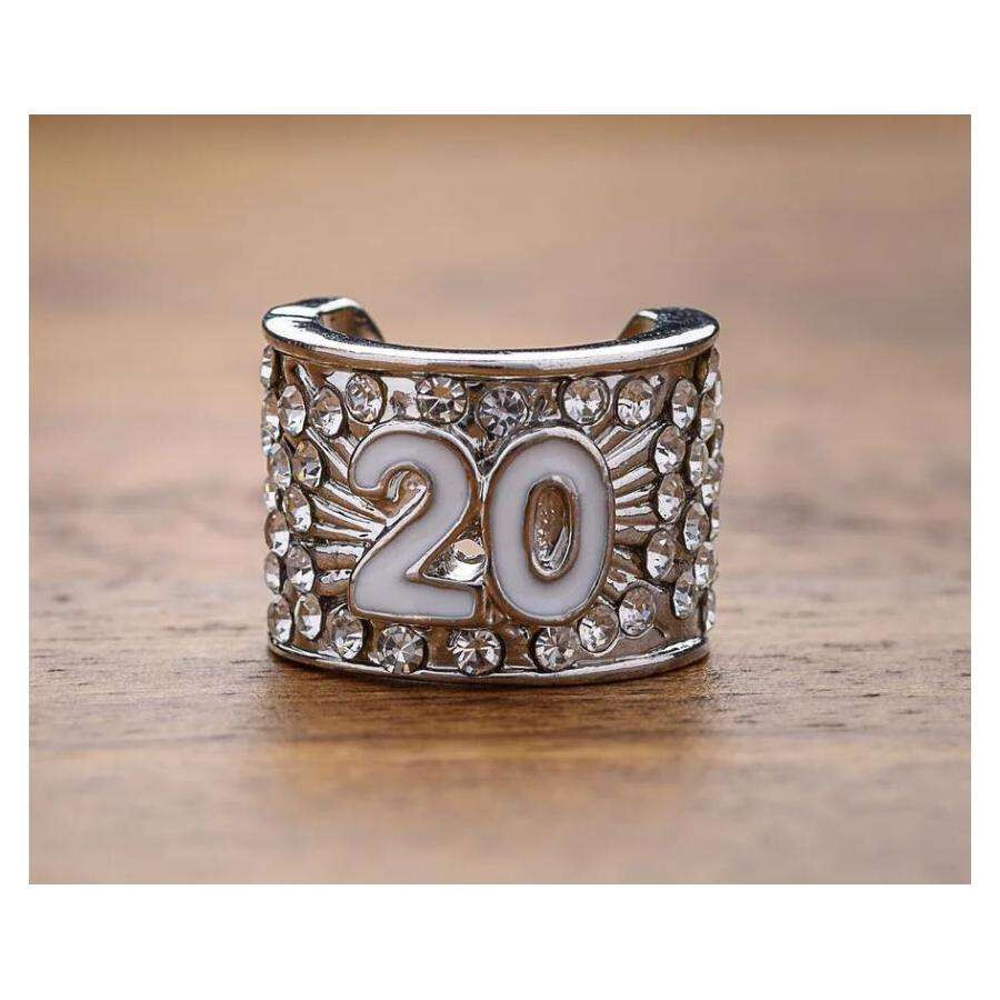 CharMED Stackable Personalize Stethoscope Bling Charm | 20 Year Milestone