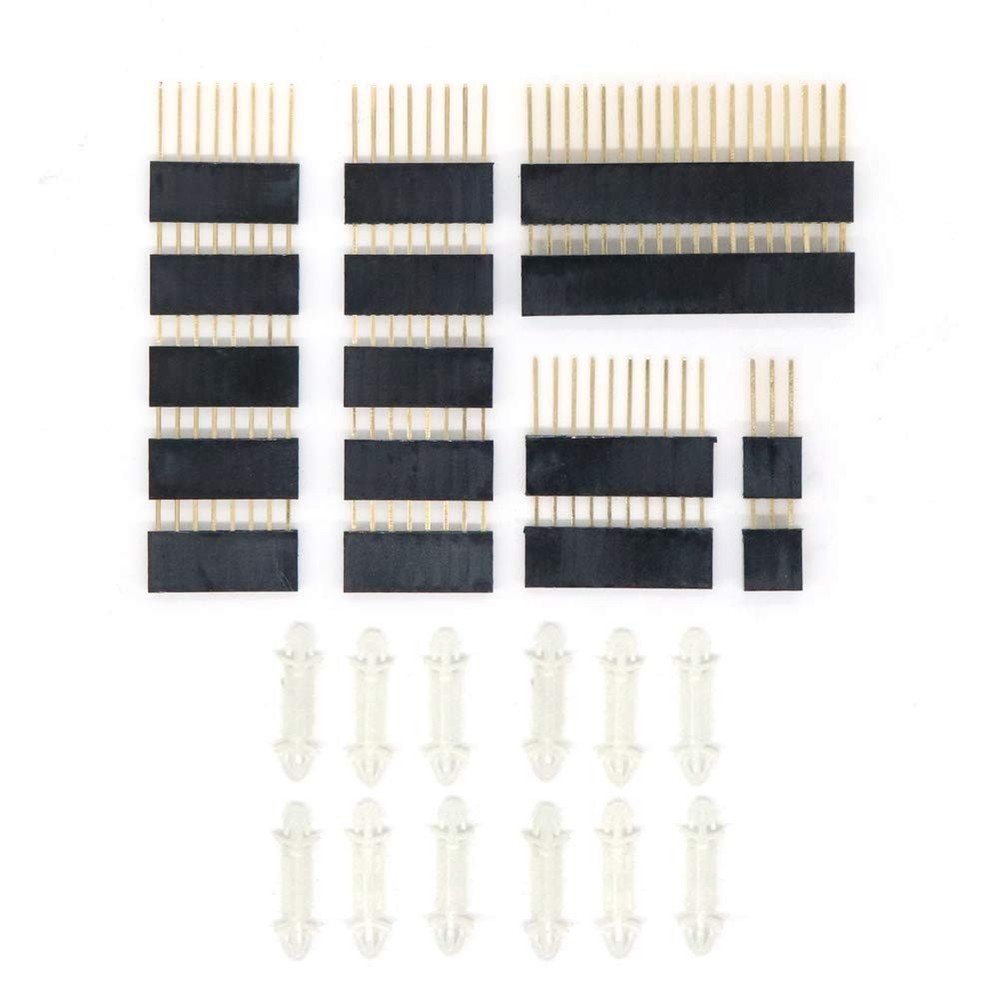 2 Sets Stacking Headers Pins Kit Female Headers Compatible with Arduino Mega
