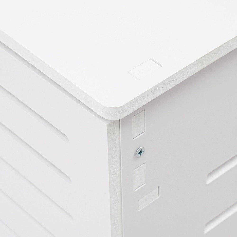 Floor Standing Router Storage Box,Power Strip & Cable Management Hider Organizer