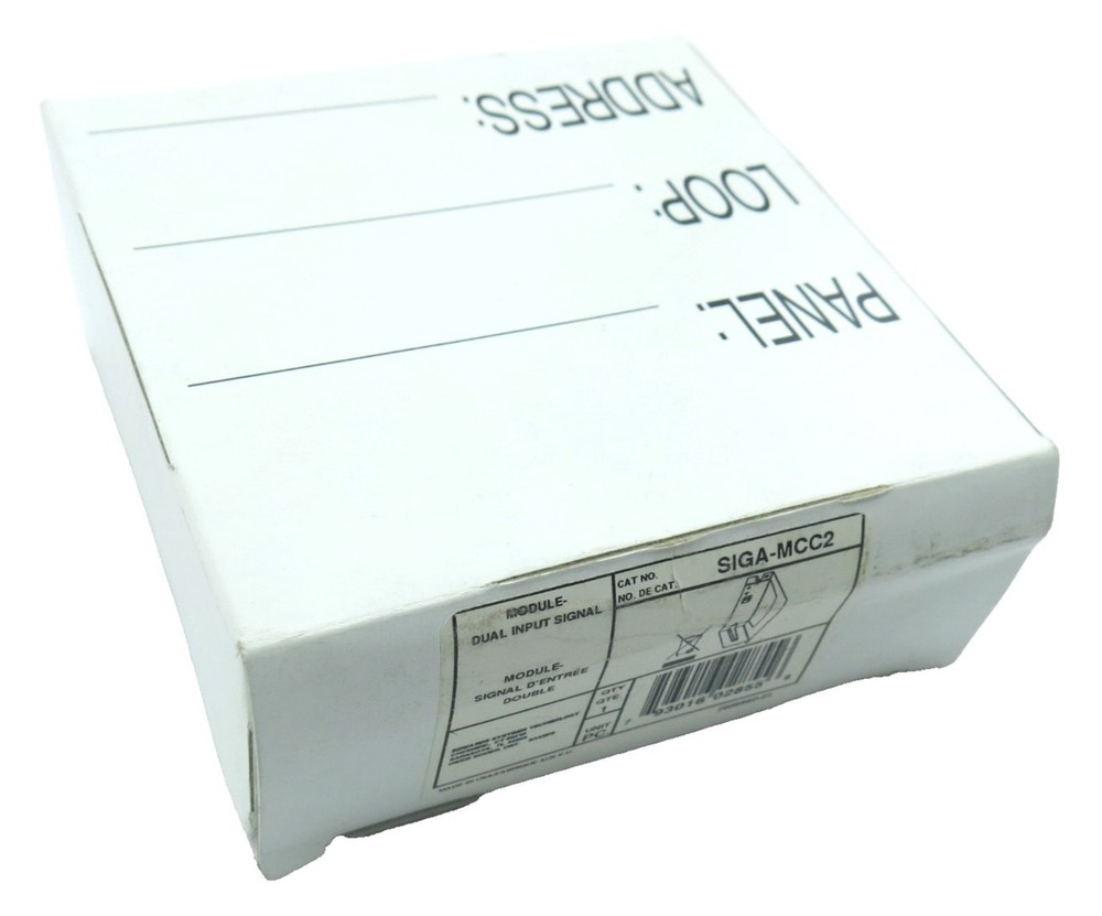 EDWARDS SIGA-MCC2 DUAL RISER INPUT MODULE FIRE ALARM BRAND NEW