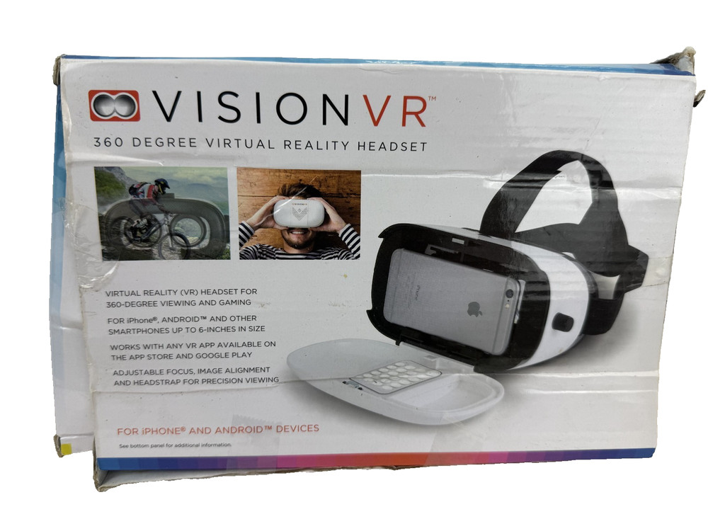 SoundLogic VisionVR 360 Virtual Reality Headset for iPhone & Android Smartphones