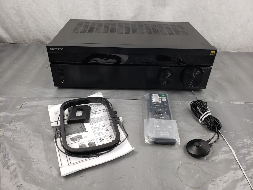 Sony STR-DH590 5.2 Channel 4K HDMI Bluetooth AV Receiver REMOTE Bundle - READ