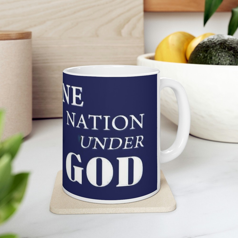 One Nation Under God Ceramic Mug 11oz