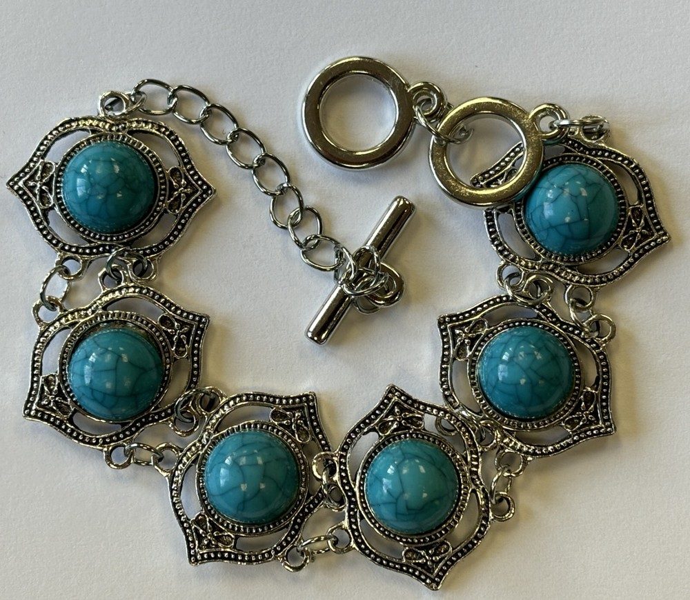 Turquoise Vintage Lord's Eye Bracelet