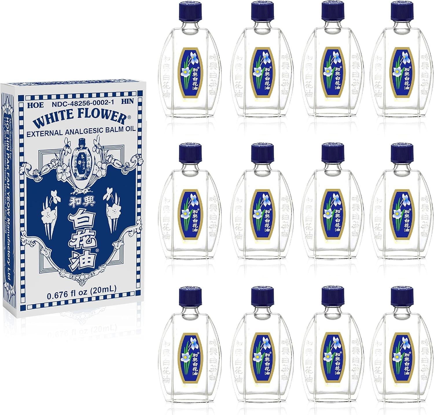 White Flower External Analgesic Balm Oil Pain Relief -20ml/ 0.676fl Oz-Exp:2029