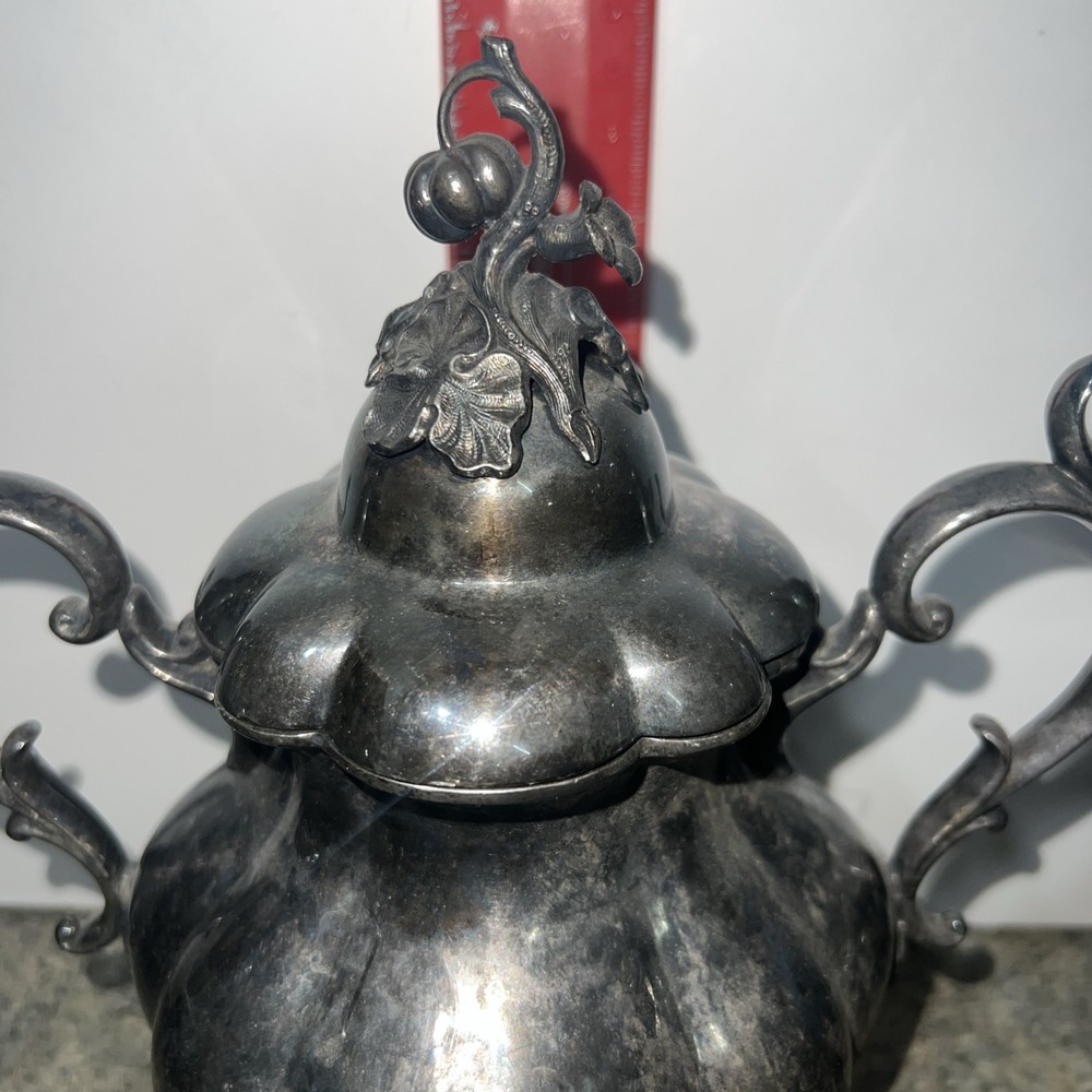 Reed & Barton Silver Coffee/Tea Set w/ Creamer, Sugar w/ lid