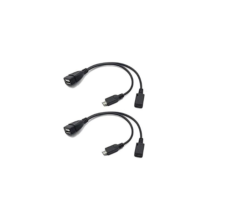 2 Pack OTG Cable Replacement for Fire Stick 4K, Amazon Fire TV, Compatible...