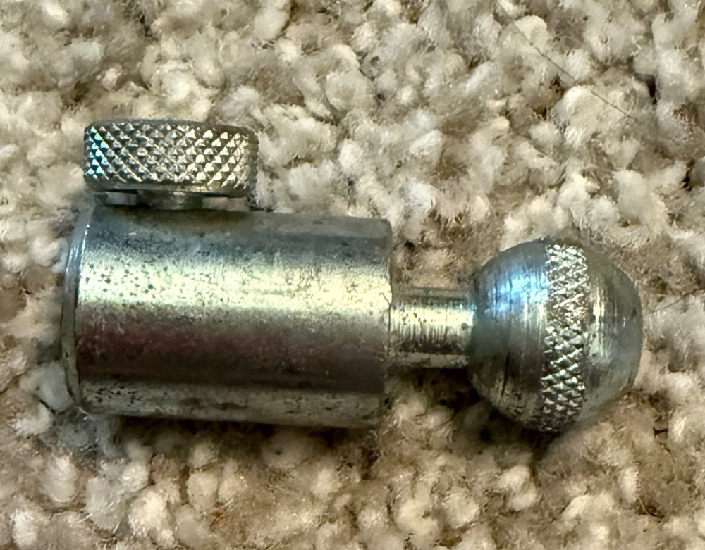 Vintage Silver Metal Light Stand Adapter