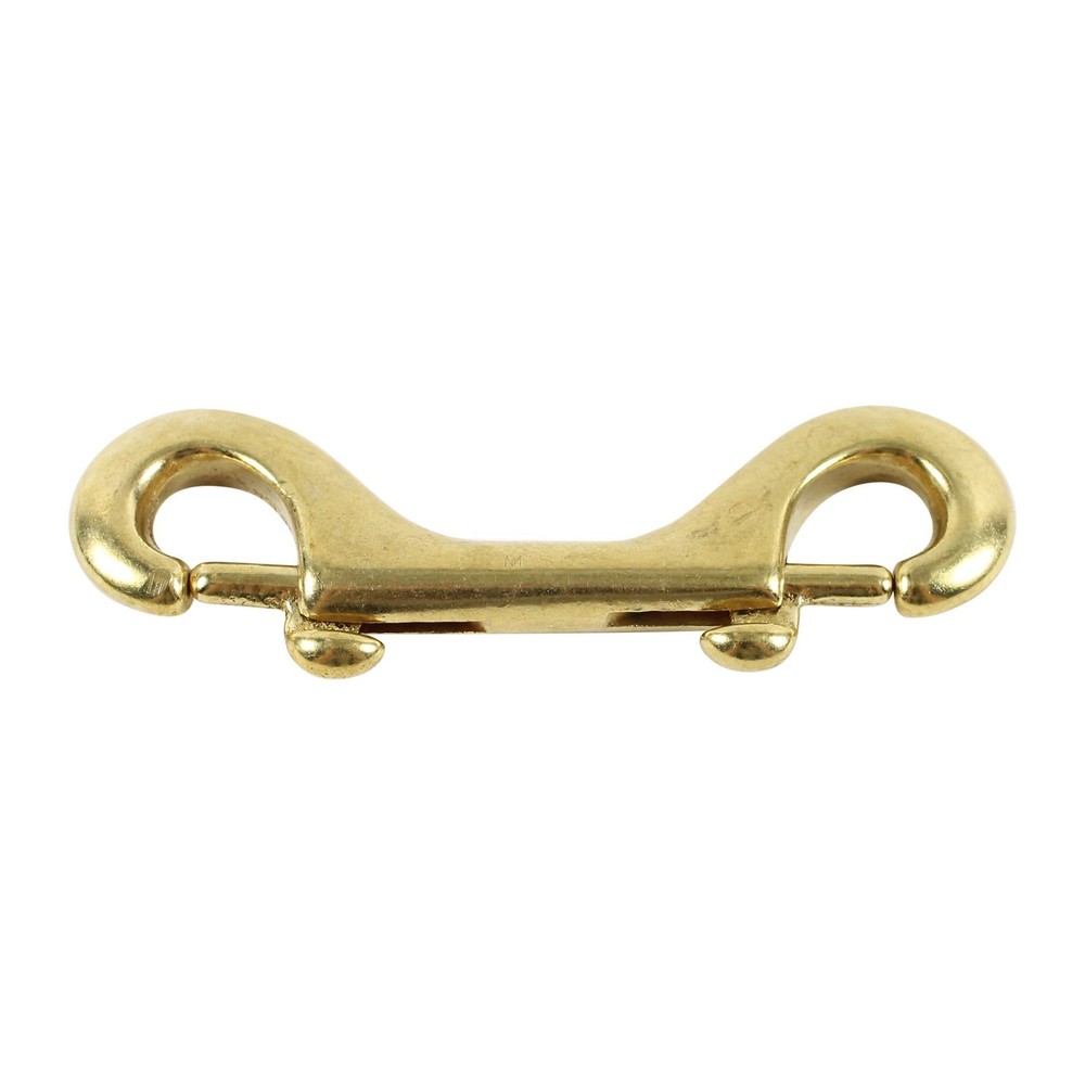 Eye Bolt Snap Scuba Grade Solid Brass 3-3/8" Double Ended Snap Hook Clip