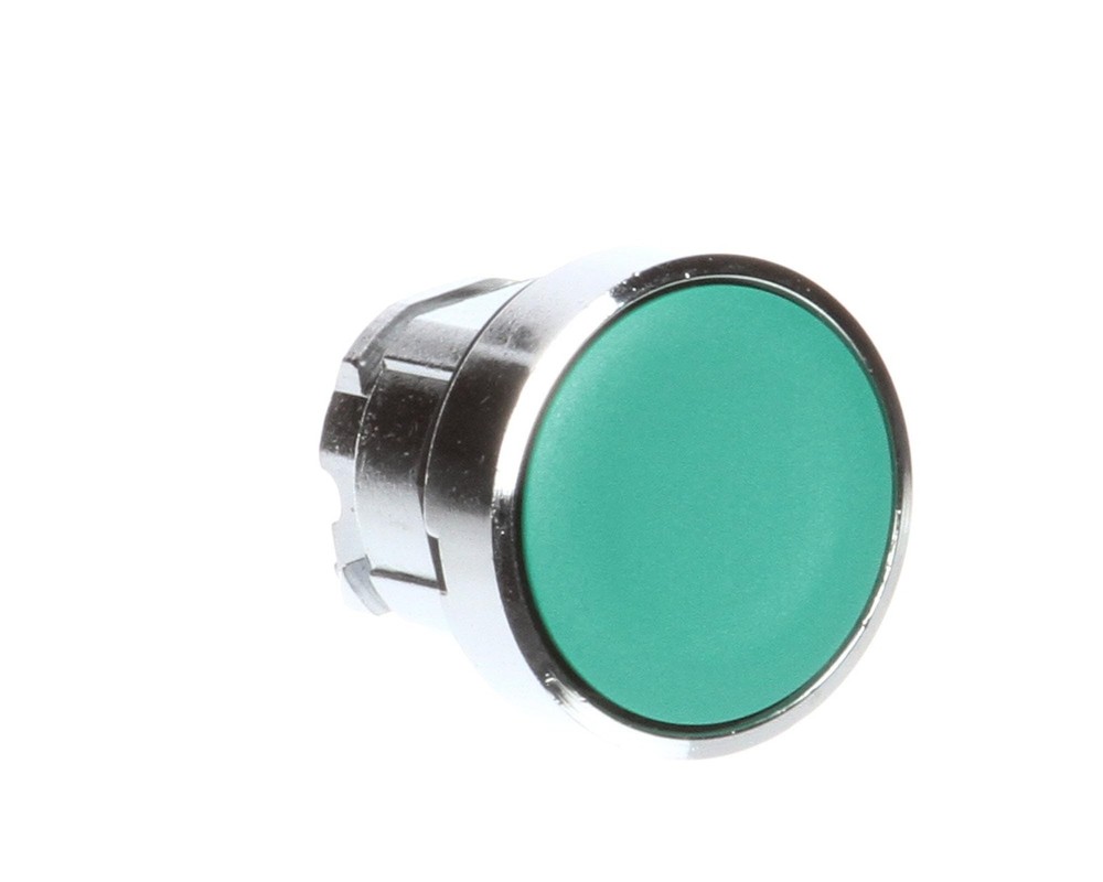 Hobart Button,Push,Flush Green