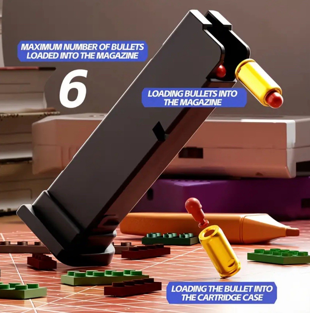 SIG17 Block Gun Building Set — Building Block Shooting Toy 🔫 Christmas Gift 🎁