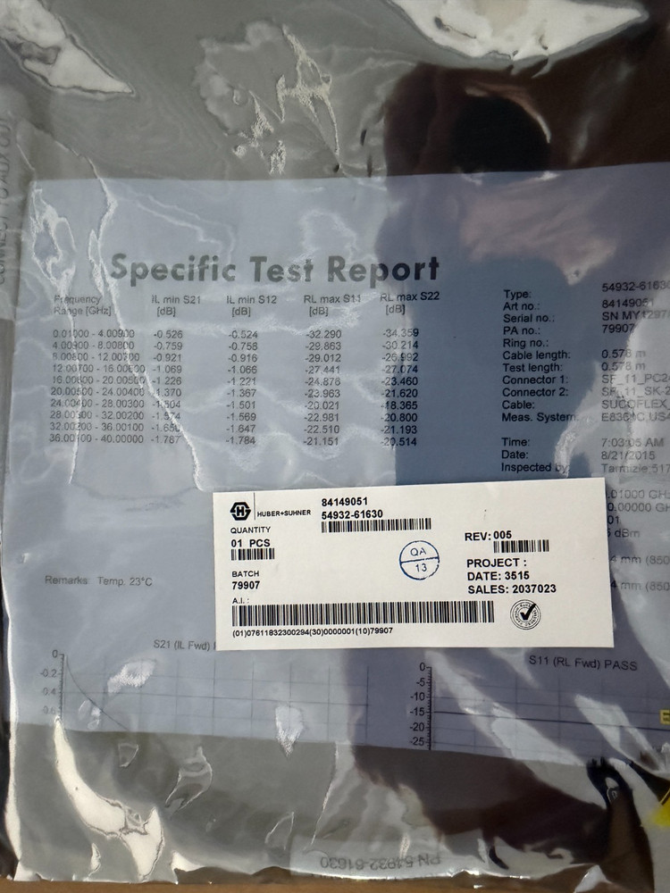 Keystone Calibration Cable 54932-61630