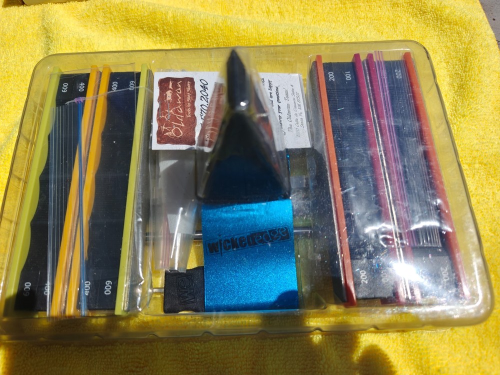 Wicked Edge Knife Sharpening WE1000 with extras