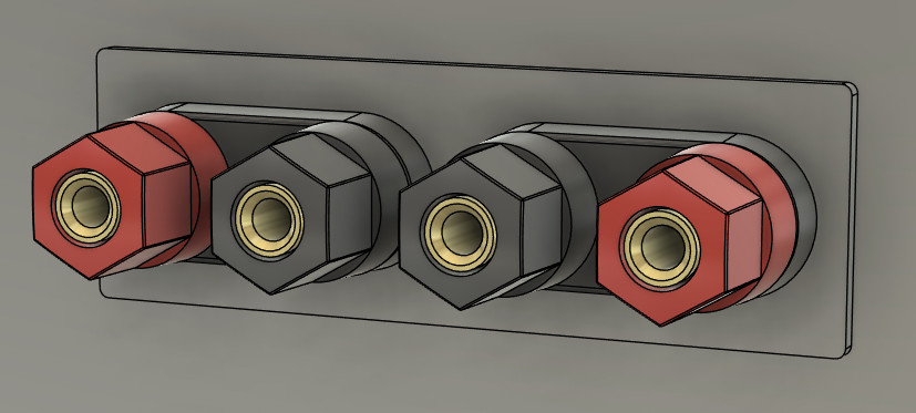 Sansui AU-707 speaker terminal upgrade kit