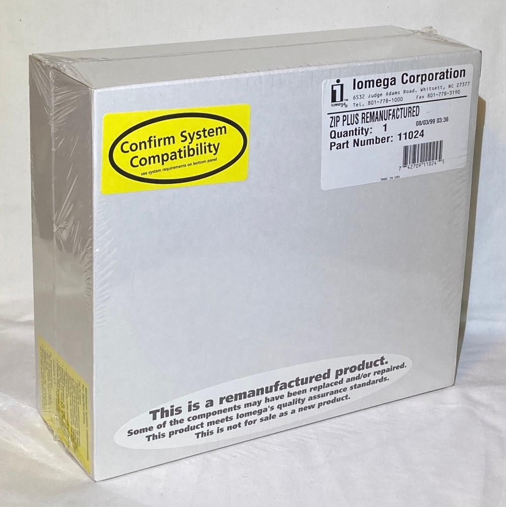 🎁 Iomega Zip 100 Plus SCSI or Parallel Port Drive PC Mac ZipPlus SEALED 🎁