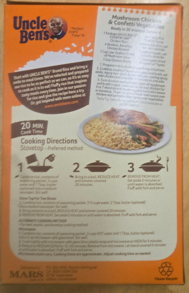 uncle bens rice