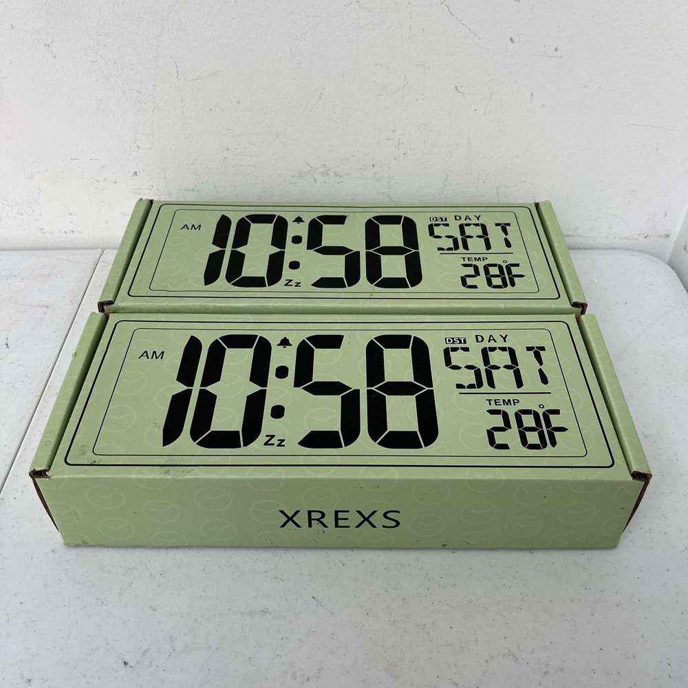 XREXS Large Digital Wall Clock
