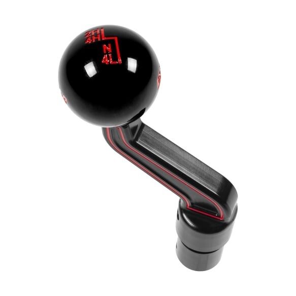 B&M Billet Extended Transfer Case Handle & Shift Knob For Wrangler/Gladiator