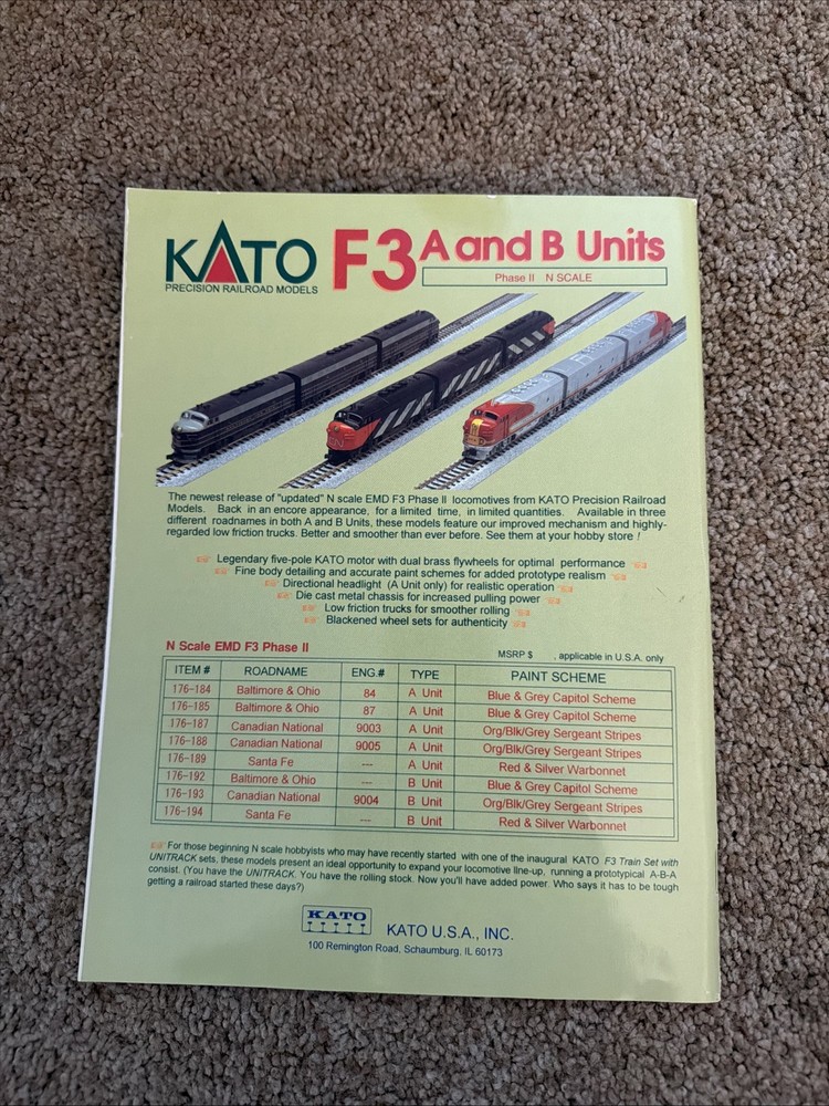 3 N-Scale Magazines 1996