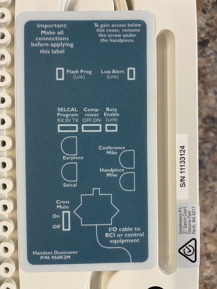 Omnitronics 936 Multi Purpose Interface Set w/ compatible 960HC handsets