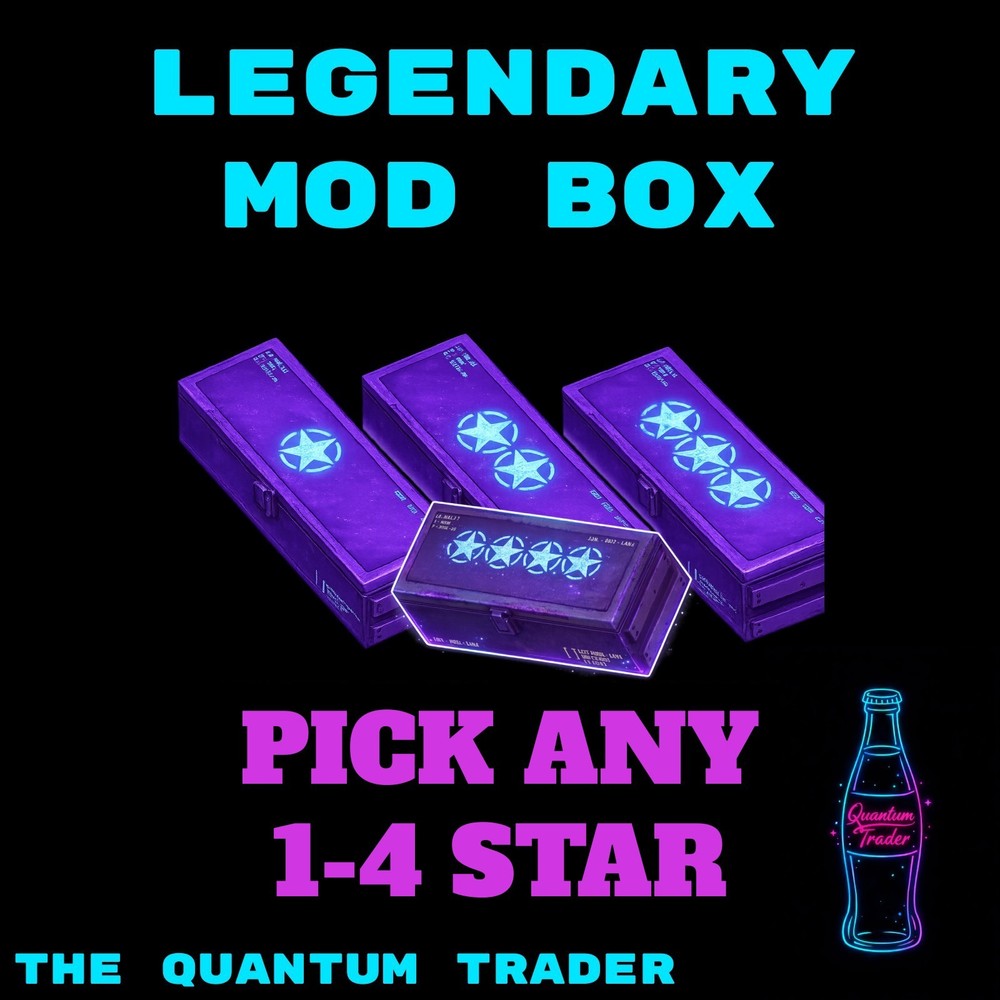 [XBOX] Fallout 76 - Pick ANY 1-4* MOD BOX QUICK & CHEAP