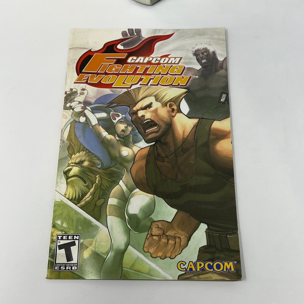Capcom Fighting Evolution (Sony PlayStation 2, 2004) Case And Manual Only