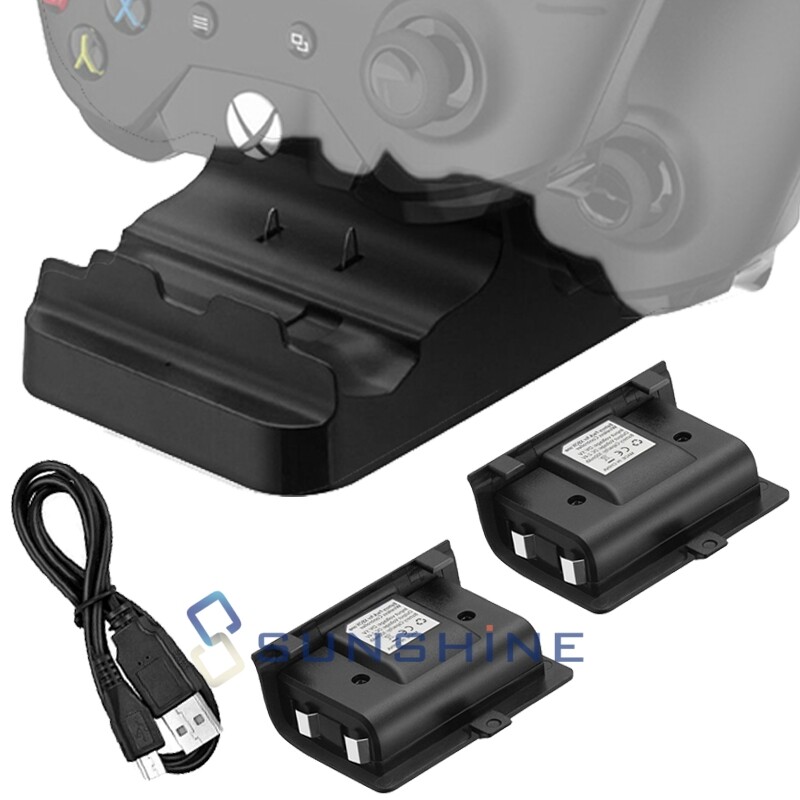 Charging Dock& Rechargeable Battery Pack for Xbox One Xbox Series X|S Controller