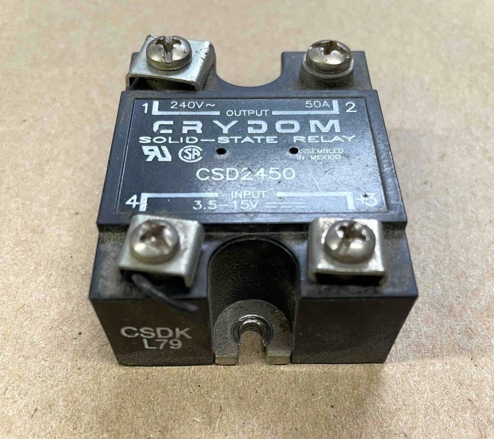 Crydom Solid State Relay CSD2450 Input 3.5-15VDC 240V 50A