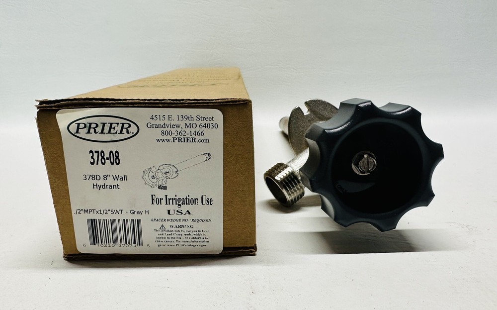 NEW Prier 378-08 Wall Hydrant