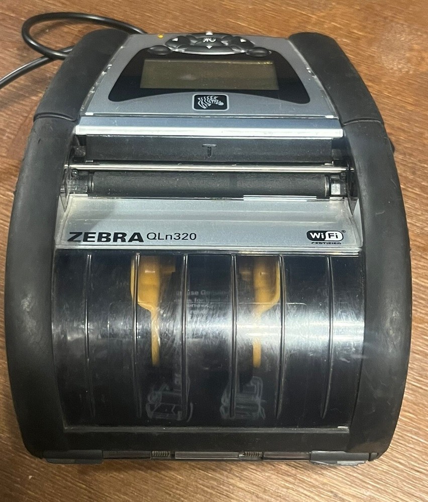 Zebra QLN320 Barcode Printer, WiFi, Bluetooth, Battery & Charging Cable