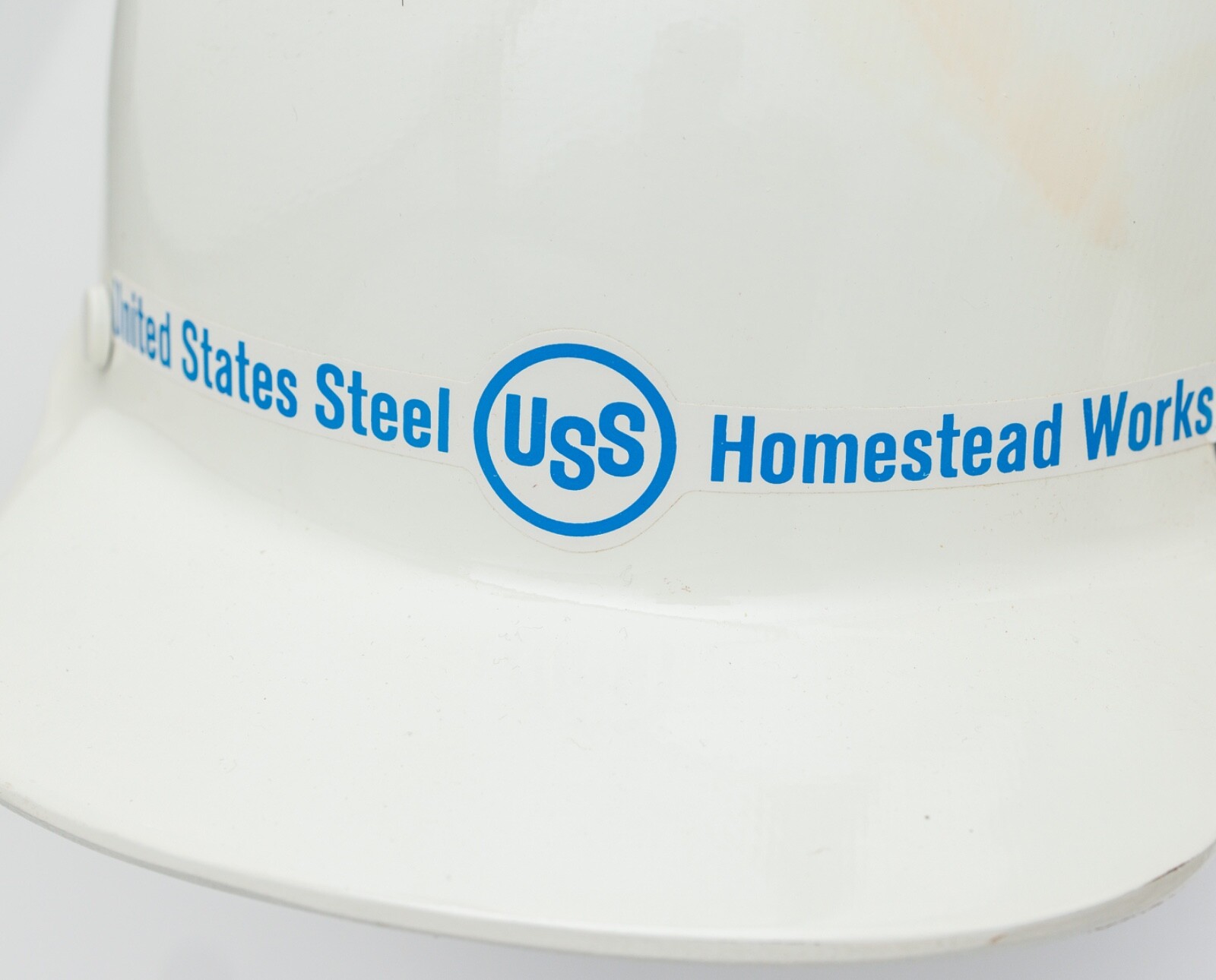 Vintage MSA SKULLGARD US Steel Iron Worker Hard Hat 1979 Pittsburgh Homestead