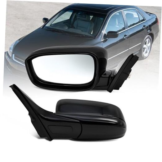 Driver Side Mirror Assembly Compatible with Accord 2003-2007 Non-Heated Left