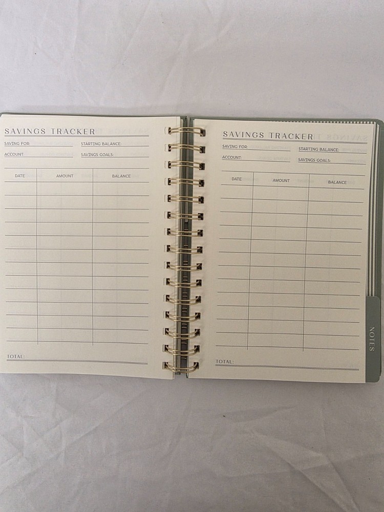 6"x8" Spiral Financial Planner