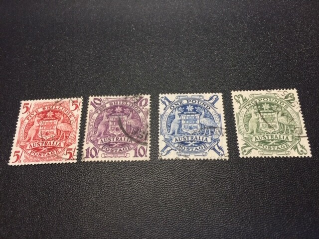 Australia stamp 218-221 used