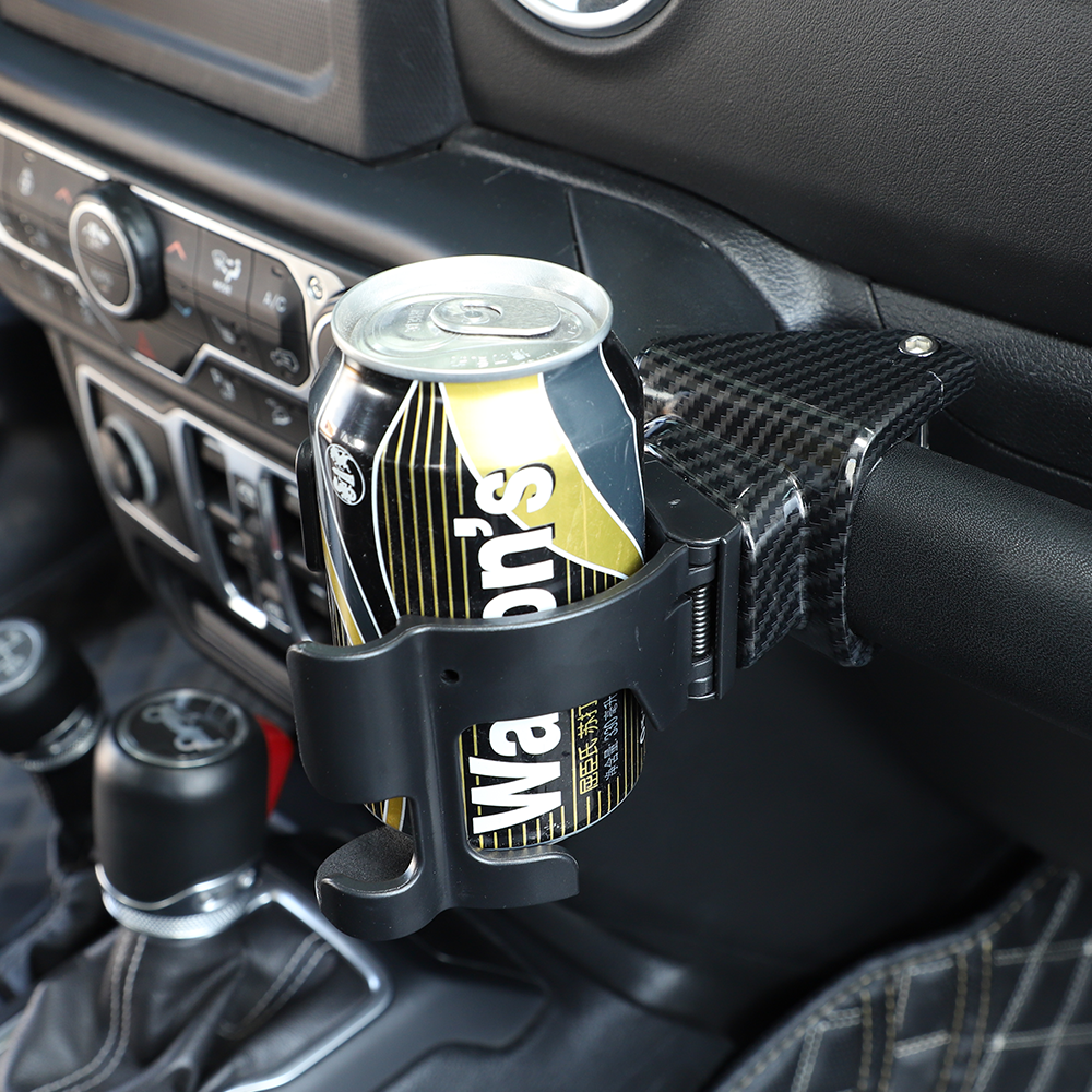 Multi-Function Phone Mount Cup Holder Stand Bracket For Jeep Wrangler JL 2018+