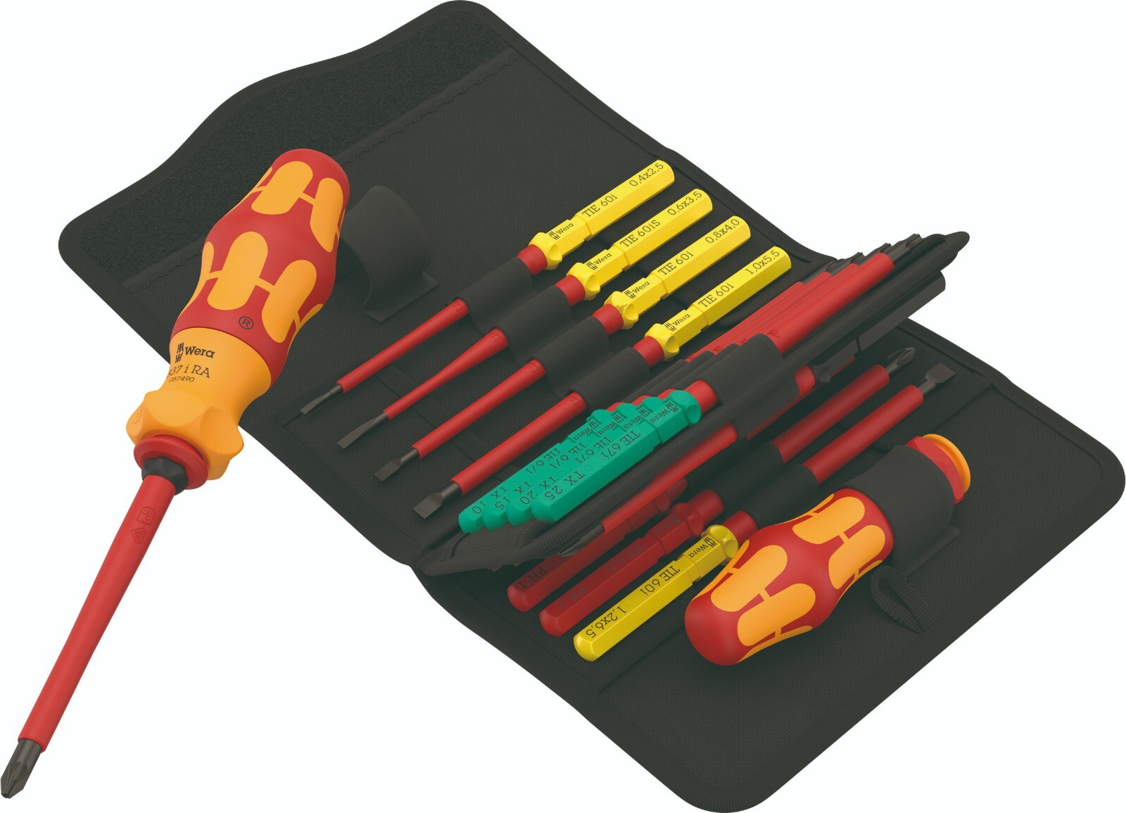 Wera Kraftform Kompakt VDE 17 RA Ratcheting Screwdriver Set