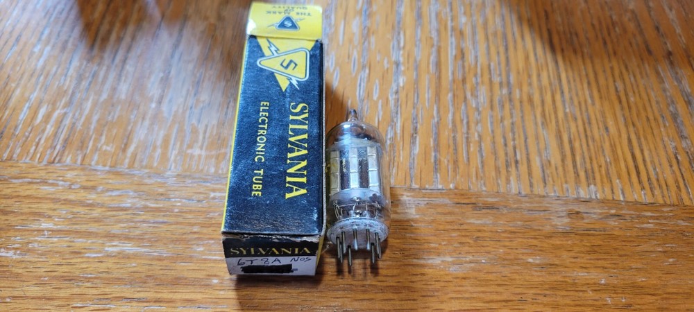 Sylvania NOS 6T8A Vacuum Tube Tested