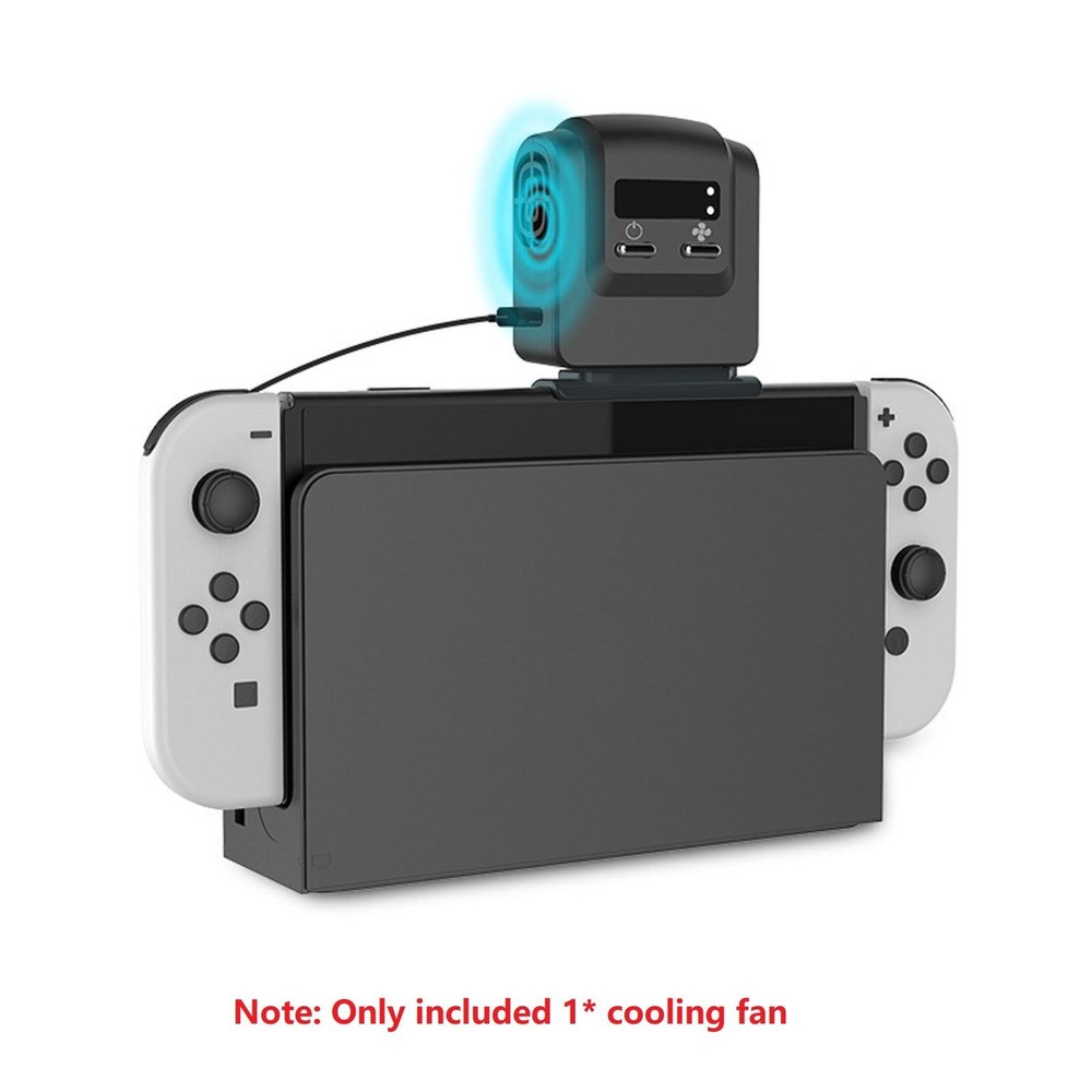 Type-C Fast Cooling Host Cooling Fan Base Heat Sink For Switch Oled Console