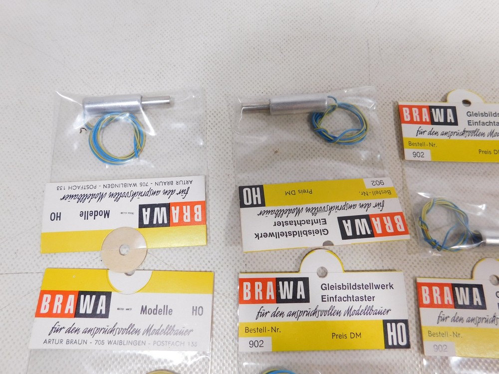 Brawa H0 Etc 18X 902 Simple Switch Button Mint+Box Unopened #EJ205-0.5