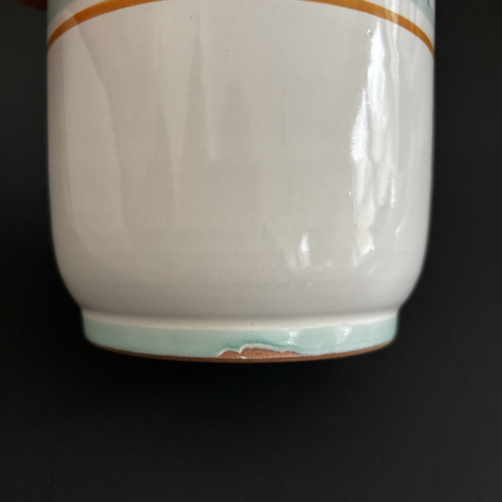 Solimene Vietri Bunny Rabbit Carrot 6.25” Utensil Crock Jar Container Italy