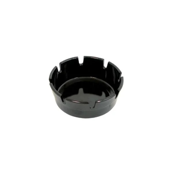 New Winco MAS-4K-EA 4 Round Black Melamine Ash Tray Office Patio Restaurant Bar