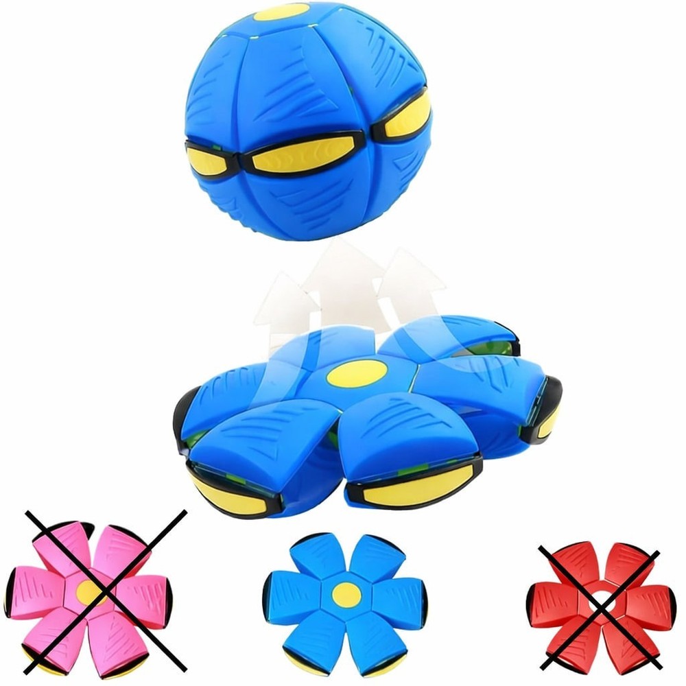 Magic Flying Saucer Bouncing Ball Durable Elastic