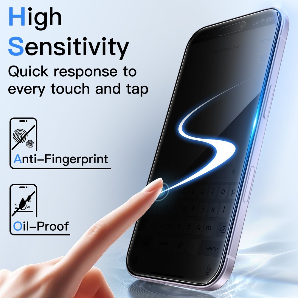 360°Privacy Screen Protector for iPhone 17 / 17 Air / 17 Pro / 17 Pro Max