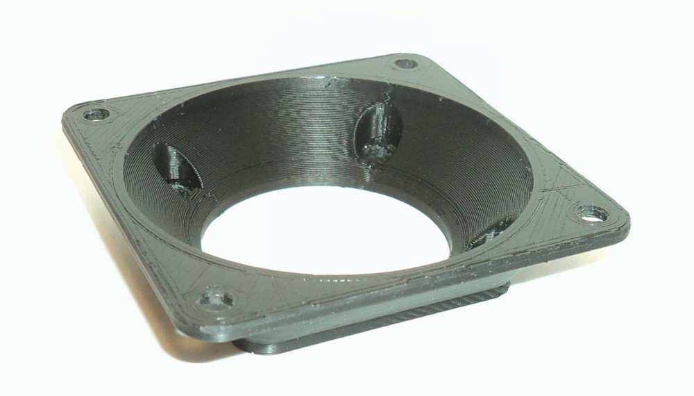 60mm to 40mm CENTERED OFFSET Fan Adapter Converter change PC Case Mod Custom